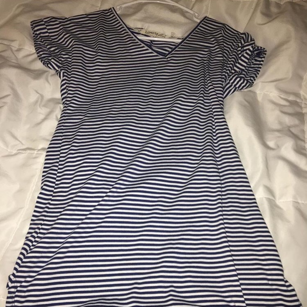 Tight striped dress